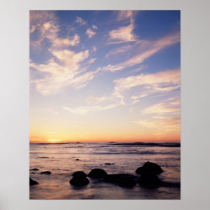 California, San Diego, Sunset Cliffs, Sunset 7 Poster