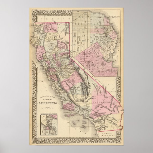 California, San Francisco Poster (Front)