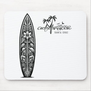 California Santa Cruz, Surfing Surfboard Ckprint Mouse Mat