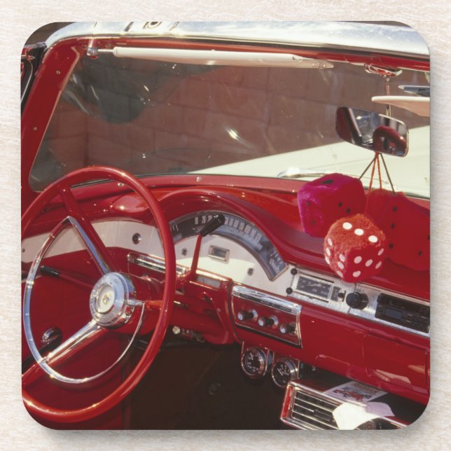 California:  Santa Ynez Valley, Solvang, 1957 Coaster (Front)