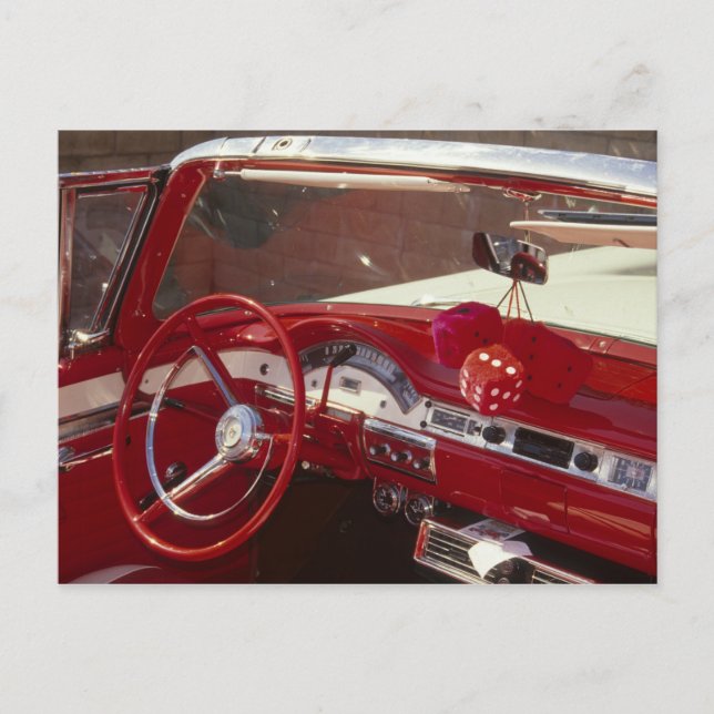 California:  Santa Ynez Valley, Solvang, 1957 Postcard (Front)