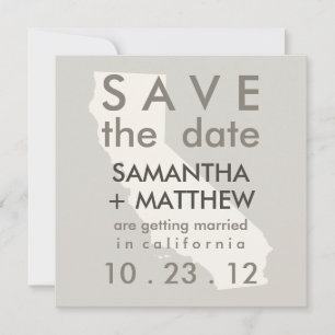 California Save the Date Cards