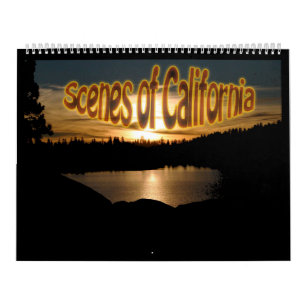 California Scenery Calendar