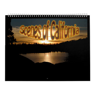 California Scenery Calendar