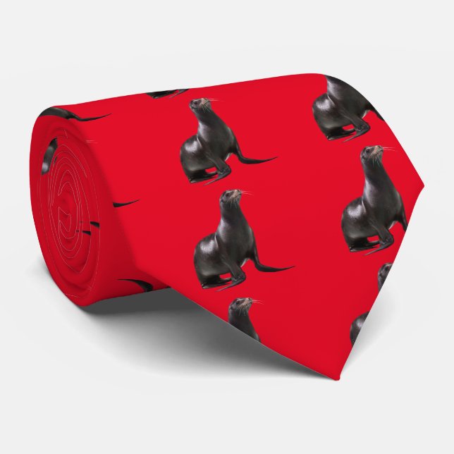 California sea lion tie (Rolled)