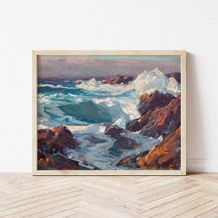 California Sea Scape Edgar Alwin Payne Poster