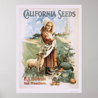 California Seeds Poster
