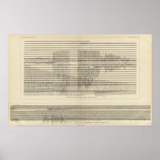 California Seismograms 10 Poster (Front)