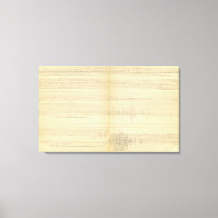 California Seismograms 9 Canvas Print