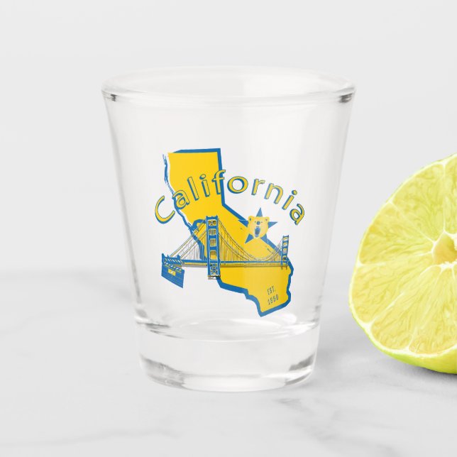 California Shot Glass (Front)