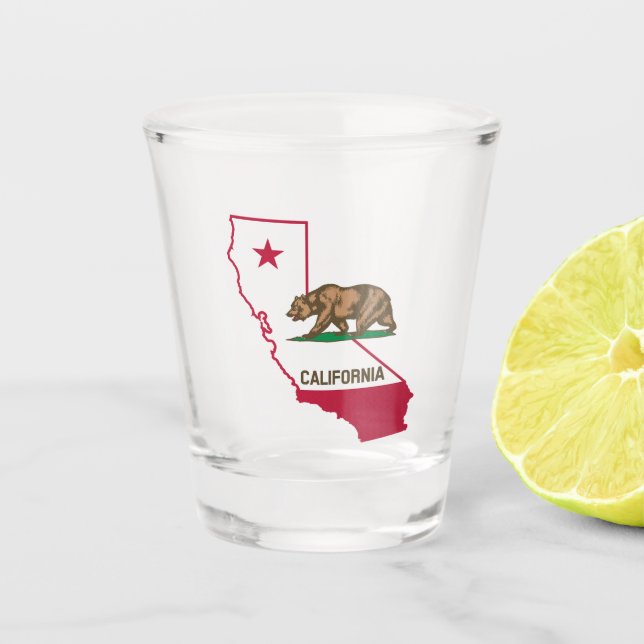 California Shot Glass (Front)
