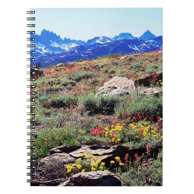 California, Sierra Nevada Mountains 1 Notebook (Front)