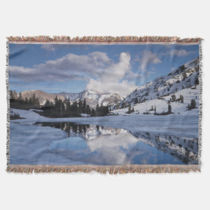 California, Sierra Nevada Mountains, Dana Peak Throw Blanket