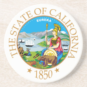 California sign coaster