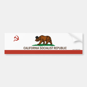 California Socialist Republic Bumper Sticker