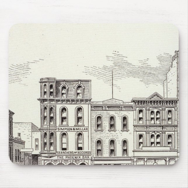 California South side Webb and Kearny Mouse Mat (Front)