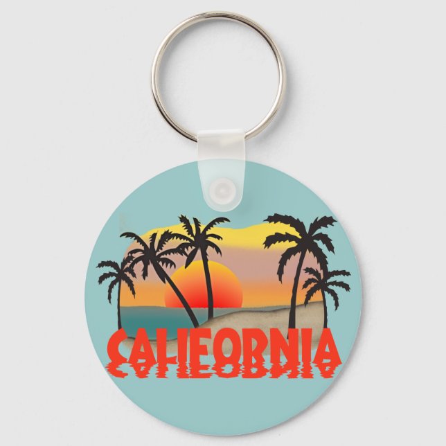 California Souvenir Key Ring (Front)