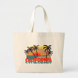 California Souvenir Large Tote Bag