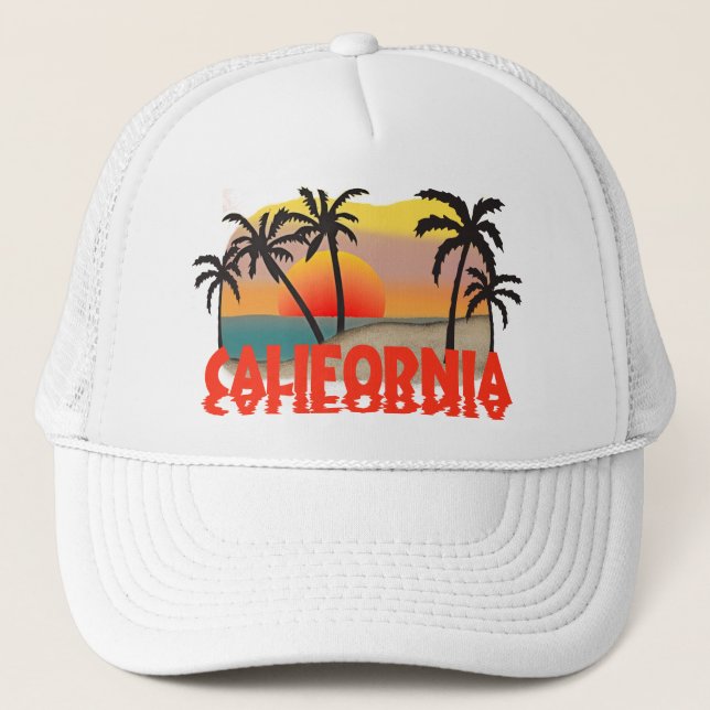 California Souvenir Trucker Hat (Front)