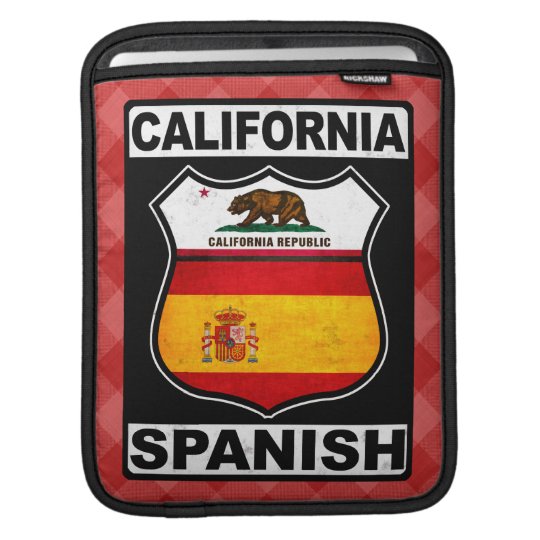 California Spanish American iPad Cover