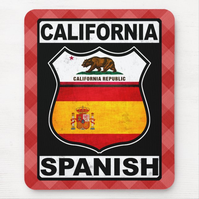 California Spanish American Mousemat (Front)