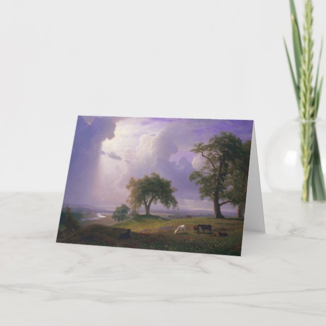California Spring | Albert Bierstadt Card (Front)