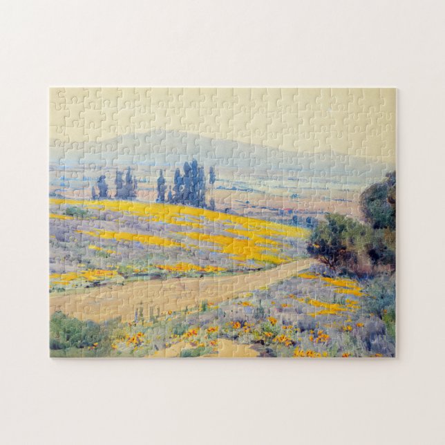 California Spring Landscape | Elmer Wachtel Jigsaw Puzzle (Horizontal)