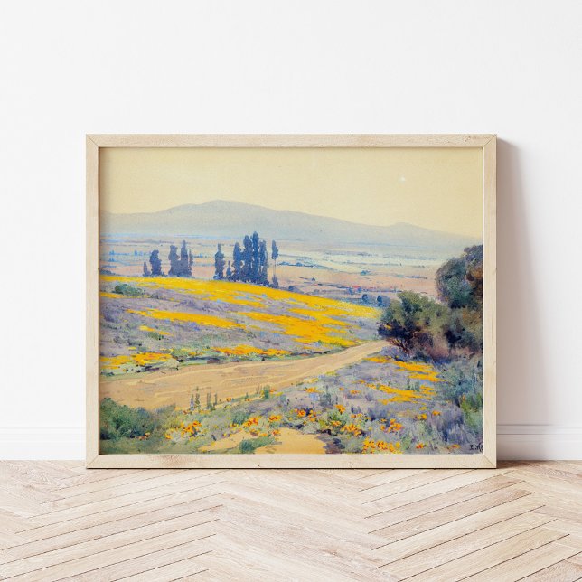 California Spring Landscape | Elmer Wachtel Poster (Creator Uploaded)