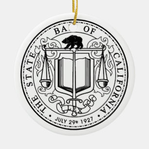 California State Bar Christmas Ornament