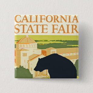 California State Fair 15 Cm Square Badge