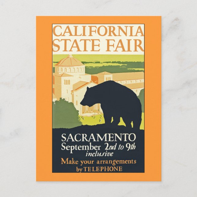 California State Fair Postcard (Front)