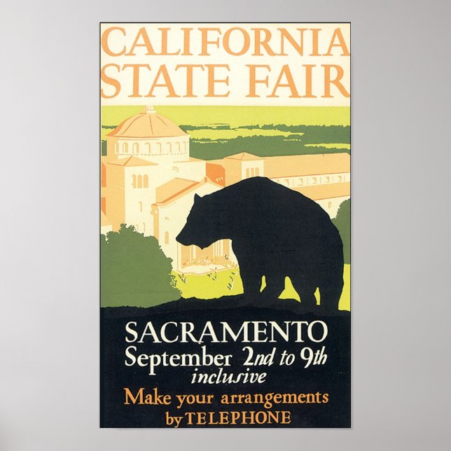 California State Fair Sacramento Poster (Front)