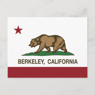 California State Flag Berkeley Postcard