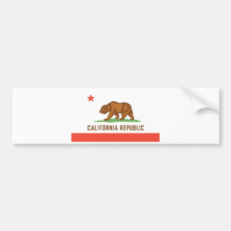 California State Flag Bumper Sticker