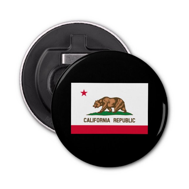 California State Flag Design Bottle Opener (Front)