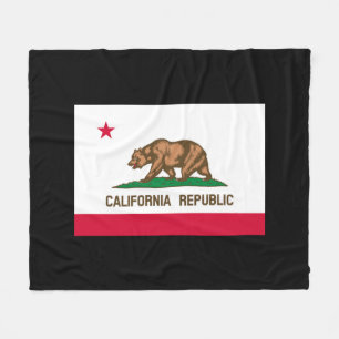 California State Flag Design Fleece Blanket