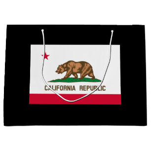 California State Flag Design Large Gift Bag