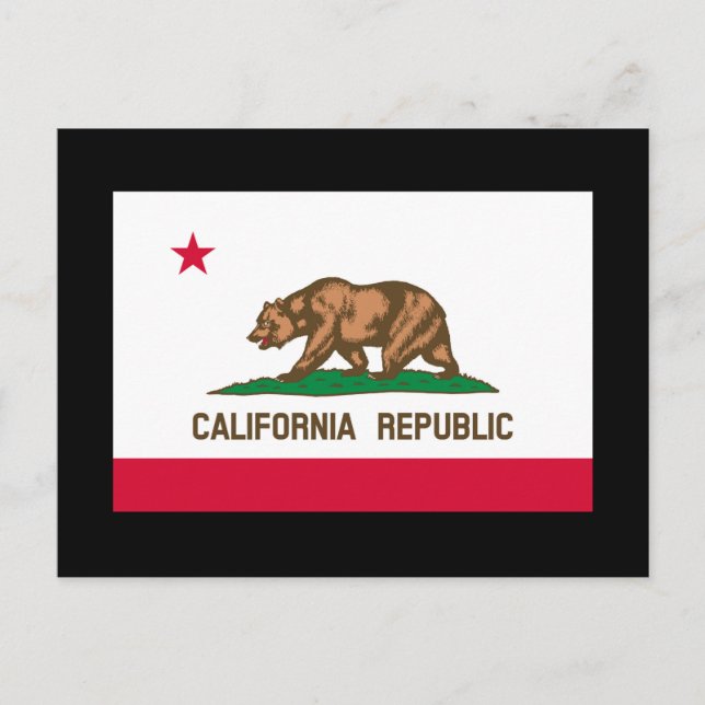 California State Flag Design Postcard (Front)