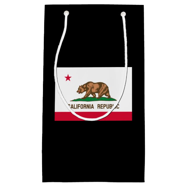 California State Flag Design Small Gift Bag (Front)