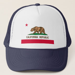 California State Flag Design Trucker Hat