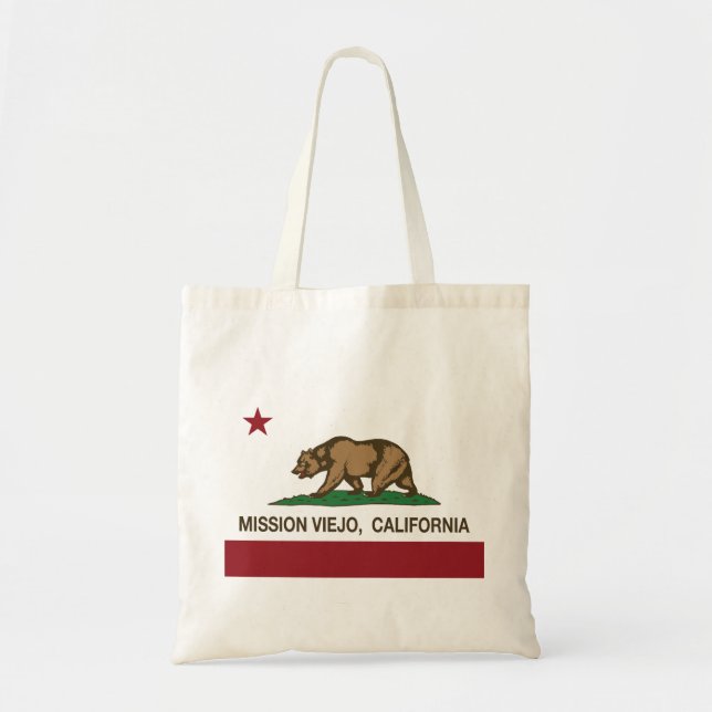 California State Flag Mission Viejo Tote Bag (Front)