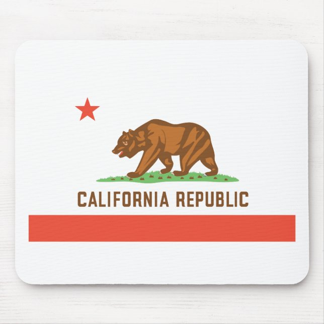 California State Flag Mouse Mat (Front)