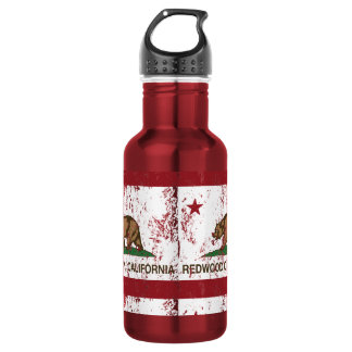 California State Flag Redwood City 532 Ml Water Bottle