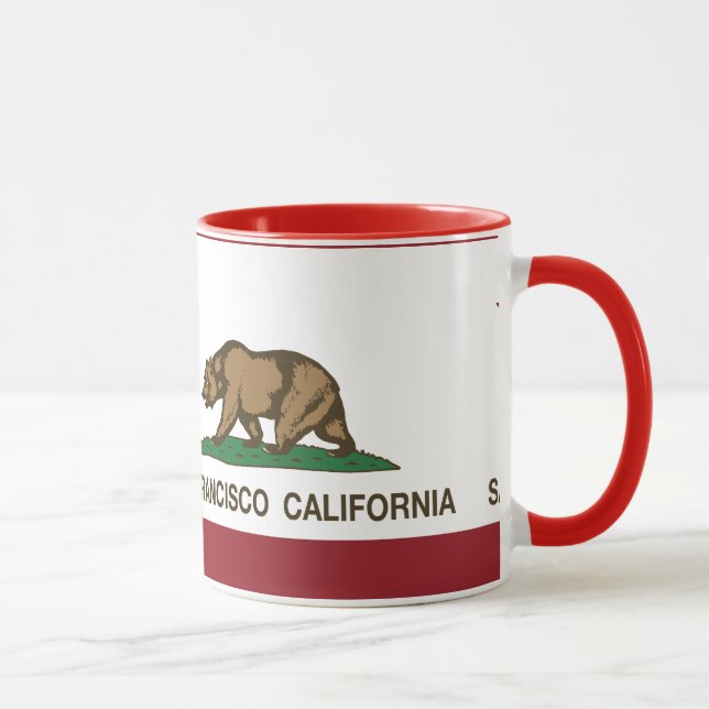 California state flag San Francisco Mug (Right)