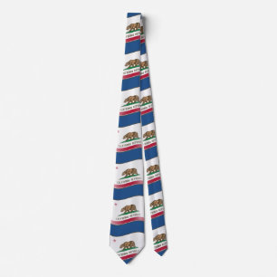 CALIFORNIA STATE FLAG TIE