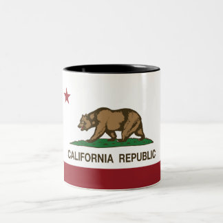 California State Flag Two-Tone Coffee Mug