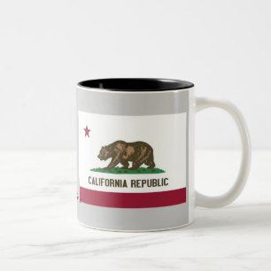 California State Flag Two-Tone Coffee Mug
