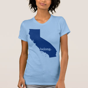 California State Map Belong T-Shirt