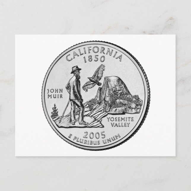 California State Quarter Postcard (Front)
