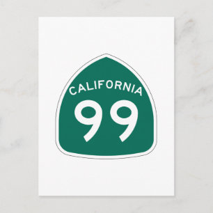 California State Route 99 Postcard